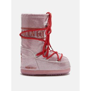 Moon Boots Icon glitter MOON BOOT. Polyester materiaal. Maten 31/34. Roze kleur