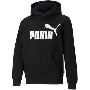 Hoodie PUMA. Katoen materiaal. Maten 10 jaar - 138 cm. Zwart kleur