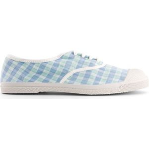 Tennisschoenen met veters Summer Checks BENSIMON. Katoen materiaal. Maten 37. Blauw kleur
