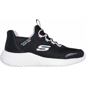 Sneakers Slip-Ins: Bounder-Simple Cute SKECHERS. Polyurethaan materiaal. Maten 28. Zwart kleur