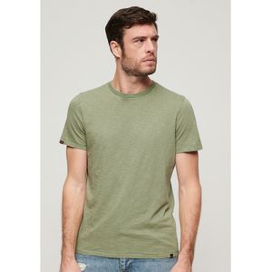 T-shirt ronde hals slub SUPERDRY. Katoen materiaal. Maten L. Groen kleur