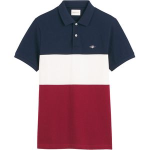 Polo colorblock GANT. Katoen materiaal. Maten S. Multicolor kleur