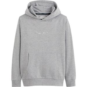 Hoodie in molton PEPE JEANS. Molton materiaal. Maten 14 jaar - 156 cm. Grijs kleur