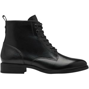 Boots met veters TAMARIS. Leer materiaal. Maten 37. Zwart kleur