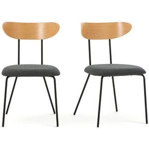 Set van 2 vintage stoelen Brooklyn