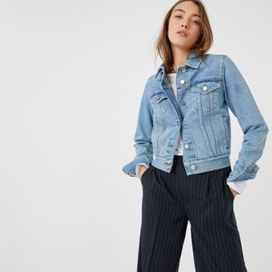 Denim jacket LA REDOUTE COLLECTIONS. Bio katoen materiaal. Maten 34 FR - 32 EU. Blauw kleur