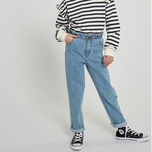 Mom jeans LA REDOUTE COLLECTIONS. Katoen materiaal. Maten 12 jaar - 150 cm. Blauw kleur