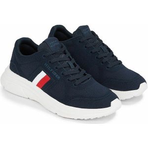 Sneakers runner in tricot Modern TOMMY HILFIGER. Polyester materiaal. Maten 40. Blauw kleur