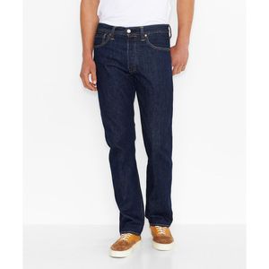 Rechte jeans 501® LEVI'S. Katoen materiaal. Maten Maat 38 (US) - Lengte 34. Blauw kleur