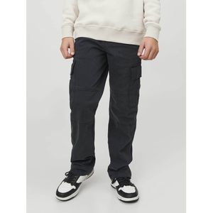 Broek in cargo stijl JACK & JONES JUNIOR. Katoen materiaal. Maten 16 jaar - 174 cm. Zwart kleur