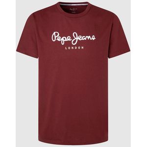 T-shirt met ronde hals Eggo PEPE JEANS. Katoen materiaal. Maten XS. Rood kleur
