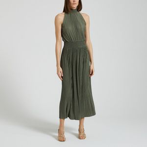 Lange jurk zonder mouwen UMA SAMSOE AND SAMSOE. Polyester materiaal. Maten M. Groen kleur
