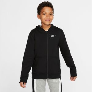 Zip-up hoodie Nike Sportswear NIKE. Katoen materiaal. Maten XS. Zwart kleur