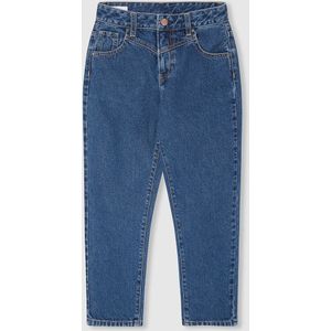 Mom jeans PEPE JEANS. Katoen materiaal. Maten 10 jaar - 138 cm. Blauw kleur