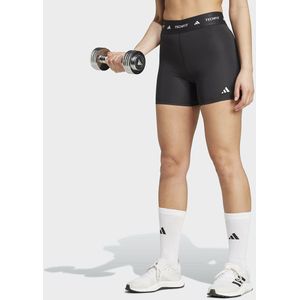 Aansluitende sportshort TECHFIT adidas Performance. Polyester materiaal. Maten L. Zwart kleur