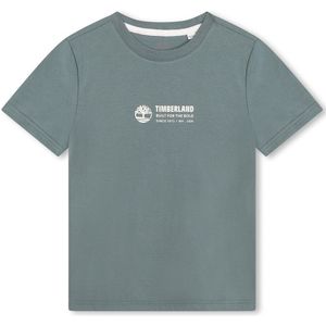 T-shirt met korte mouwen TIMBERLAND. Katoen materiaal. Maten 10 jaar - 138 cm. Blauw kleur