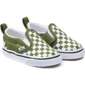 Sneakers Classic Slip-On VANS. Canvas materiaal. Maten 23 1/2. Groen kleur