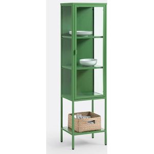 LA REDOUTE INTERIEURS - Melora - Vitrinekast - Groen - Stalen Structuur