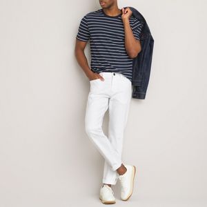 Slim jeans LA REDOUTE COLLECTIONS. Katoen materiaal. Maten 46 FR - 50 EU. Wit kleur