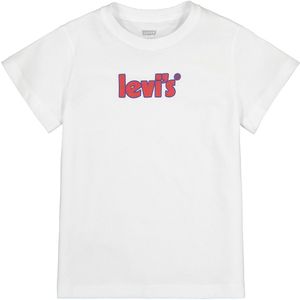 T-shirt met korte mouwen LEVI'S KIDS. Katoen materiaal. Maten 14 jaar - 162 cm. Wit kleur