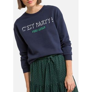 Sweater in katoen PETIT BATEAU. Katoen materiaal. Maten M. Blauw kleur