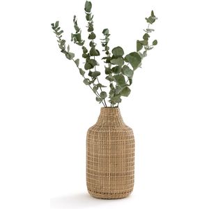 Decoratieve vaas in bamboe H32 cm Plooming LA REDOUTE INTERIEURS. Bamboe materiaal. Maten één maat. Beige kleur