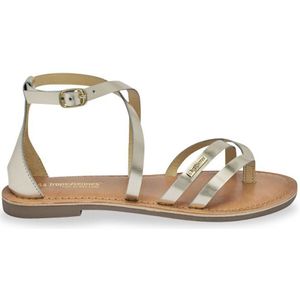 Platte leren sandalen Daroz LES TROPEZIENNES PAR M BELARBI. Leer materiaal. Maten 36. Goudkleur kleur