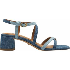 Sandalen met hak TAMARIS. Synthetisch materiaal. Maten 39. Blauw kleur