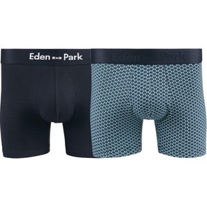 Set van 2 boxershorts EDEN PARK. Katoen materiaal. Maten XXL. Blauw kleur