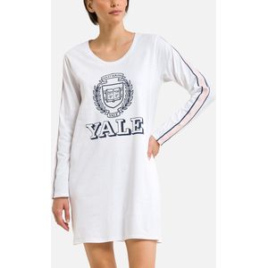 Big T-shirt met lange mouwen Yale YALE. Katoen materiaal. Maten XL. Wit kleur
