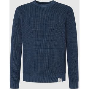 Trui met ronde hals PEPE JEANS. Katoen materiaal. Maten M. Blauw kleur