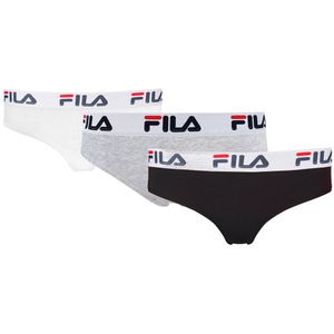 Set van 3 slips FILA. Katoen materiaal. Maten M. Wit kleur