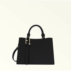 Handtas met handvat FURLA NUVOLA FURLA. Leer materiaal. Maten één maat. Zwart kleur