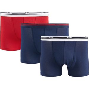 Set van 3 boxershorts Classic colors DIM. Katoen materiaal. Maten XXL. Rood kleur