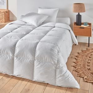 Warm dekdek 70% ganzendons, anti-mijt LA REDOUTE INTERIEURS.  materiaal. Maten 260 x 240 cm. Wit kleur
