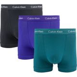 Set van 3 lange boxershorts CALVIN KLEIN UNDERWEAR. Katoen materiaal. Maten XS. Zwart kleur