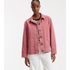 Losvallend jack Signature Leony LA REDOUTE COLLECTIONS. Katoen materiaal. Maten S. Roze kleur