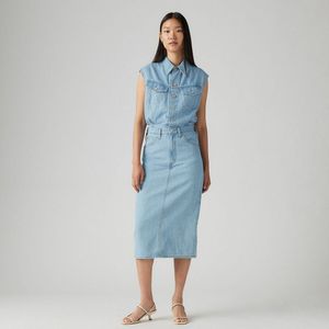 Jurk zonder mouwen in denim LEVI'S. Denim materiaal. Maten L. Blauw kleur
