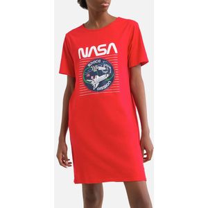 Big tee-shirt in katoen Nasa NASA. Katoen materiaal. Maten S. Rood kleur
