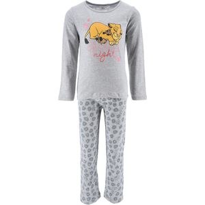Pyjama The Lion King LE ROI LION. Katoen materiaal. Maten 5 jaar - 108 cm. Grijs kleur