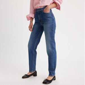 Mom jeans 80's LEVI'S. Denim materiaal. Maten Maat 26 (US) - Lengte 28. Blauw kleur