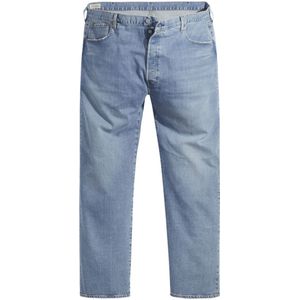 Rechte jeans 501® Big and Tall LEVIS BIG & TALL. Katoen materiaal. Maten Maat 46 (US) - Lengte 34. Blauw kleur