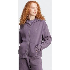 Zip-up hoodie All Seazon ADIDAS SPORTSWEAR. Katoen materiaal. Maten XL. Violet kleur