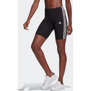 Short Essentials 3-Stripes lengte fietsbroek ADIDAS SPORTSWEAR. Katoen materiaal. Maten XS. Zwart kleur