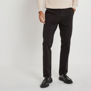 Chino broek Signature, regular snit LA REDOUTE COLLECTIONS. Katoen materiaal. Maten 40 FR - 44 EU. Zwart kleur