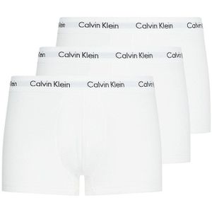 Set van 3 boxershorts in katoen met stretch CALVIN KLEIN UNDERWEAR. Katoen materiaal. Maten M. Wit kleur