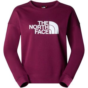 Sweater met ronde hals Drew Peak Crew met logo THE NORTH FACE. Katoen materiaal. Maten S. Rood kleur