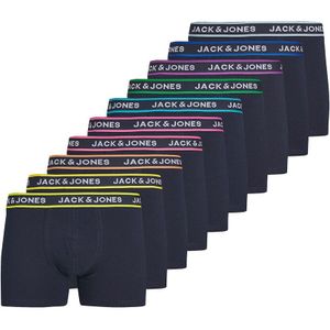 Set van10 boxershorts JACK & JONES. Katoen materiaal. Maten M. Multicolor kleur