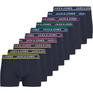 Set van10 boxershorts JACK & JONES. Katoen materiaal. Maten L. Multicolor kleur