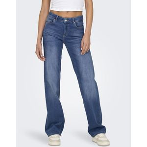 Rechte jeans ONLY. Denim materiaal. Maten XL / L32. Blauw kleur